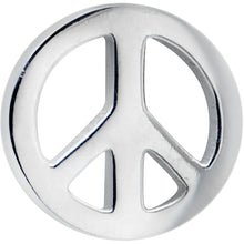 Load image into Gallery viewer, Talking About Peace Symbol Barbell Tongue Ring
