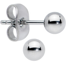 Load image into Gallery viewer, 20G 4mm Ball End Grade 23 Titanium Post Stud Earrings
