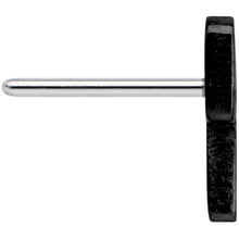 Load image into Gallery viewer, Implant Grade 23 Titanium Black Lightning Threadless Push In Top
