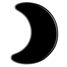 Load image into Gallery viewer, Implant Grade 23 Titanium Black Moon Threadless Push In Top
