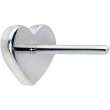 Load image into Gallery viewer, Implant Grade 23 Titanium Heart Threadless Push In Top

