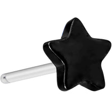 Load image into Gallery viewer, Implant Grade 23 Titanium Black Star Threadless Push In Top
