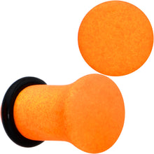Load image into Gallery viewer, Orange Yellow Ombre Matte Acrylic Single Flare Plug Set Sizes 2mm-12mm

