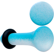 Load image into Gallery viewer, Blue White Ombre Matte Acrylic Single Flare Plug Set
