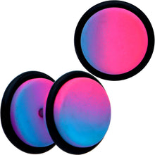 Load image into Gallery viewer, 16G Pink Blue Ombre Matte Cheater Plug Set
