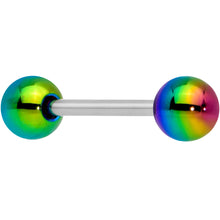 Load image into Gallery viewer, Aurora Iridescent Finish Barbell Tongue Ring
