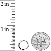 Load image into Gallery viewer, 16G 5/16 Clear CZ Gem Forward Facing Closure Ring
