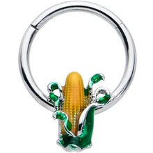 Load image into Gallery viewer, 16G 3/8 Summer Corn On The Cob Hinged Segment Ring

