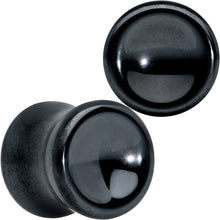 Load image into Gallery viewer, Black Hematite Concave Saddle Plug Set
