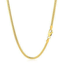 Load image into Gallery viewer, 2.6mm 14k Yellow Gold Classic Solid Miami Cuban Chain
