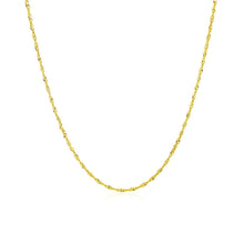 Load image into Gallery viewer, 10k Yellow Gold Singapore Chain 1.0mm
