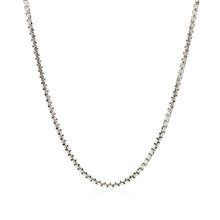 Load image into Gallery viewer, 14k White Gold Round Box Chain 1.7mm
