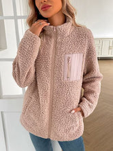 Load image into Gallery viewer, Winter Warm Zip Up Long Sleeve Jacket Fuzzy Cozy &amp; Stylish Jacket Cold-Weather Essential Outdoor Jacket
