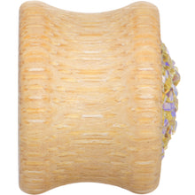 Load image into Gallery viewer, 9/16 White Druzy Stone Wood Saddle Plug Set

