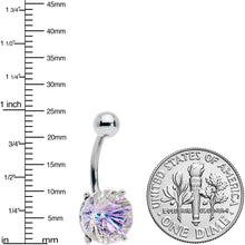 Load image into Gallery viewer, Pink Gem Simply Elegant Style Belly Ring
