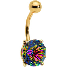 Load image into Gallery viewer, Vitrail Gem Gold Tone Simply Elegant Style Belly Ring
