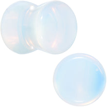 Load image into Gallery viewer, White Opalite Double Flare Plug Set
