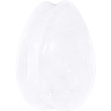 Load image into Gallery viewer, White Cloudy Quartz Drop Saddle Plug Set
