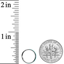 Load image into Gallery viewer, 16G 3/8 Green Synthetic Opal Forward Facing Hinged Segment Ring
