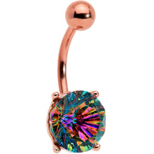 Load image into Gallery viewer, Vitrail Gem Rose Gold Tone Simply Elegant Style Belly Ring
