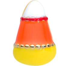 Load image into Gallery viewer, 20G 1/4 Candy Corn Halloween Nose Bone
