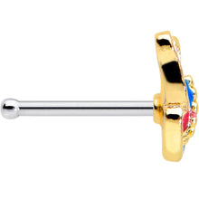 Load image into Gallery viewer, 20G 1/4 Bright Butterfly Nose Bone
