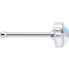 Load image into Gallery viewer, 20G 1/4 Happy Little Blue Bird Nose Bone
