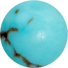Load image into Gallery viewer, 16G 1/4 Elegant Blue Turquoise Internally Threaded Labret Tragus
