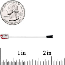 Load image into Gallery viewer, 14G Bloody Axe Halloween Industrial Barbell 38mm
