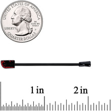 Load image into Gallery viewer, 14G Black Bloody Axe Halloween Industrial Barbell 38mm
