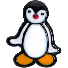Load image into Gallery viewer, 16G 1/4 Black Baby Penguin Cartilage Tragus Earring
