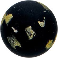 Load image into Gallery viewer, 16G 5/16 Matte Black Splatter Pattern Labret Monroe Tragus
