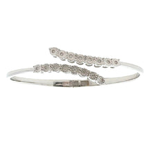 Load image into Gallery viewer, .25ct Diamond Bangle Bracelet Sterling Silver
