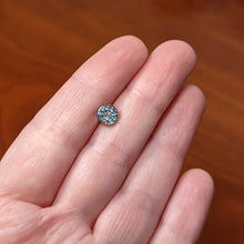 Load image into Gallery viewer, 16G 1/4 Blue Gem Geometric Blues Pattern Labret Monroe Tragus
