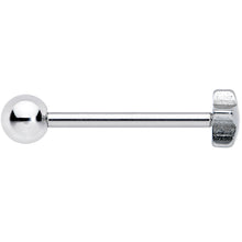 Load image into Gallery viewer, Simple Star Top Barbell Tongue Ring
