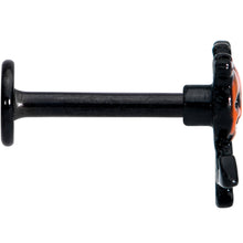 Load image into Gallery viewer, 16G 5/16 Black Dancing Skeleton Pumpkin Halloween Labret Tragus
