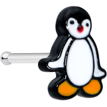 Load image into Gallery viewer, 20G 1/4 Baby Penguin Nose Bone
