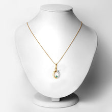 Load image into Gallery viewer, 0.17 Carat Genuine Emerald .925 Sterling Silver Pendant
