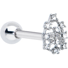 Load image into Gallery viewer, Clear Gem Constellation Barbell Tongue Ring
