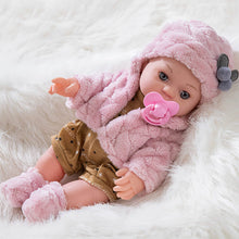 Load image into Gallery viewer, 12" Pink Baby Doll – PVC Dress-Up Play Doll (Ages 3+)

