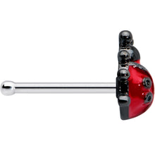 Load image into Gallery viewer, 20G 1/4 Classic Ladybug Nose Bone
