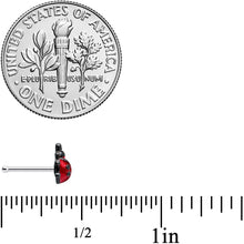 Load image into Gallery viewer, 20G 1/4 Classic Ladybug Nose Bone
