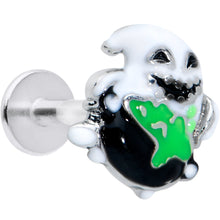 Load image into Gallery viewer, 16G 5/16 Ghost Goo Cauldron Halloween Labret Monroe Tragus
