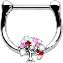 Load image into Gallery viewer, 16G 5/16 Luscious Pinks Fruit Tree Cartilage Clicker
