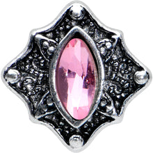 Load image into Gallery viewer, 16G 1/4 Pink Gem Rhombus Retro Cartilage Tragus Earring
