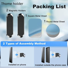 Load image into Gallery viewer, 2-Pack: Super Magnetic Car Phone Holder – Black, Compact &amp; Secure Grip
