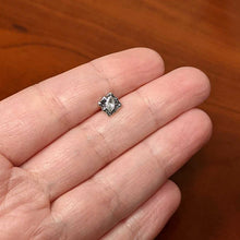 Load image into Gallery viewer, 16G 5/16 Clear Gem Retro Rhombus Labret Monroe Tragus
