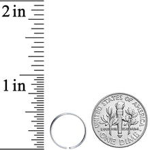 Load image into Gallery viewer, 20G 7/16 Grade 23 Titanium Bendable Hoop Ring

