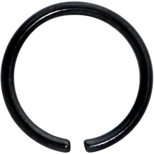 Load image into Gallery viewer, 20G 7mm Black PVD Grade 23 Titanium Bendable Hoop Ring
