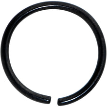 Load image into Gallery viewer, 20G 5/16 Black PVD Grade 23 Titanium Bendable Hoop Ring
